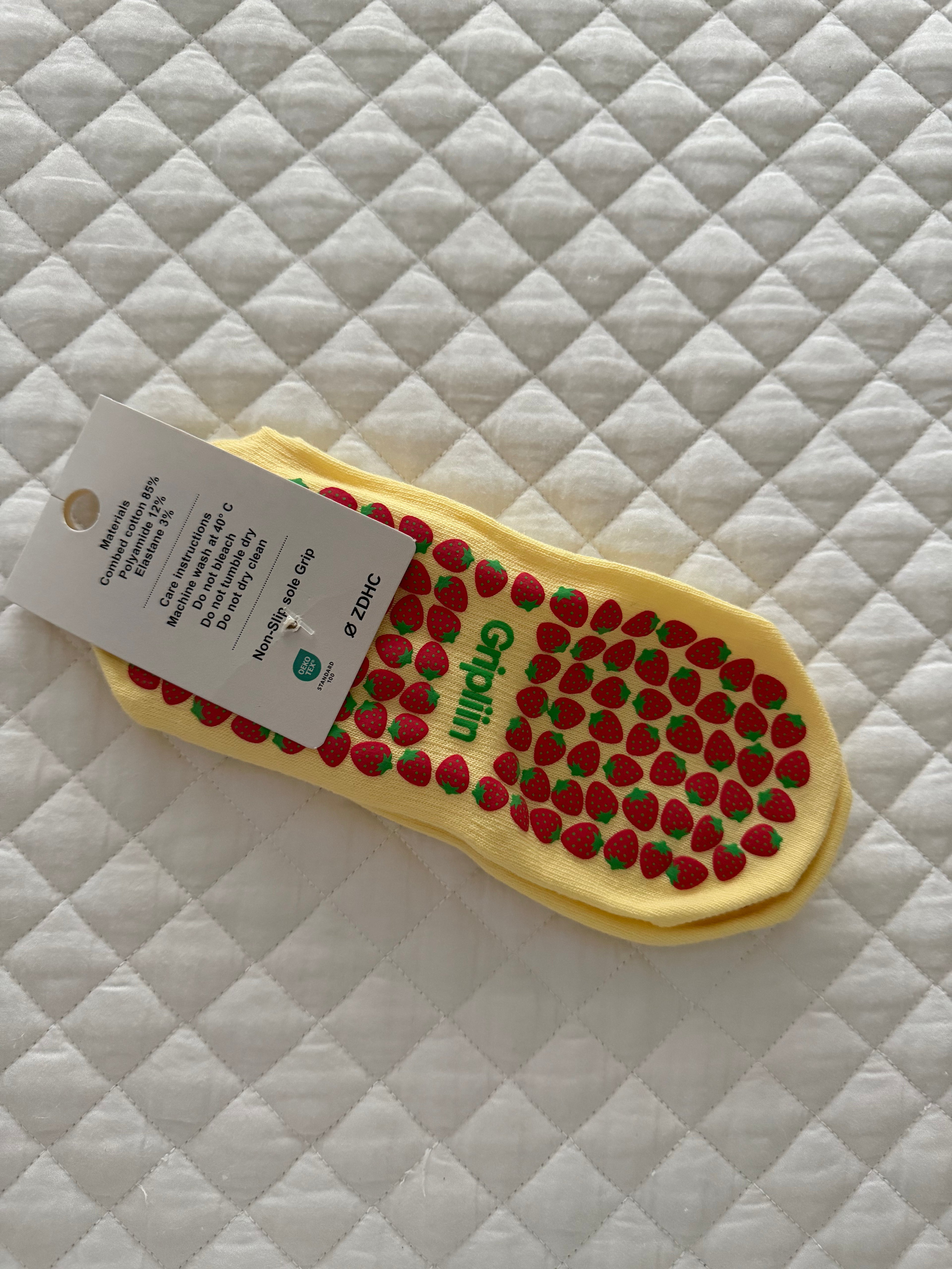 Soft Yellow Studio Grip Limited Edition Strawberry Grip
